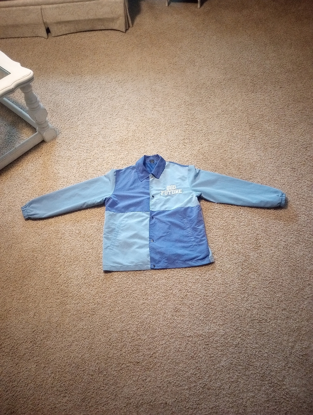 Odd Future Ultralight Windbreaker Jacket Mens Medium Blue Color Block OFWGKTA